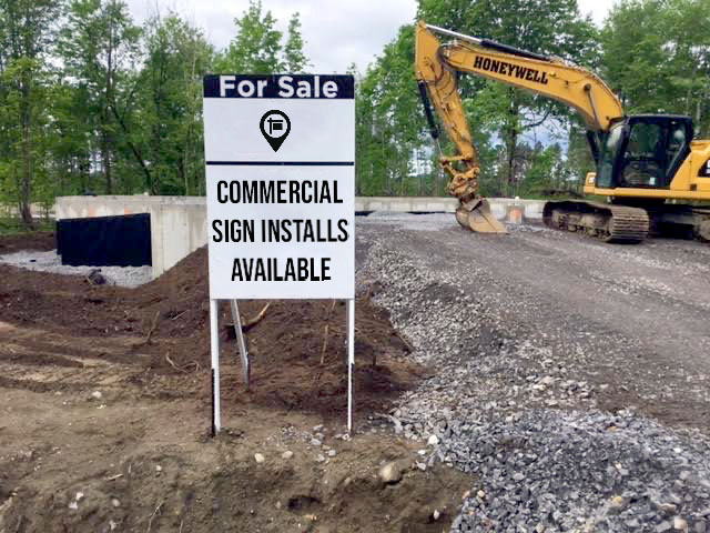 Ottawa commercial sign installation for real estate clients